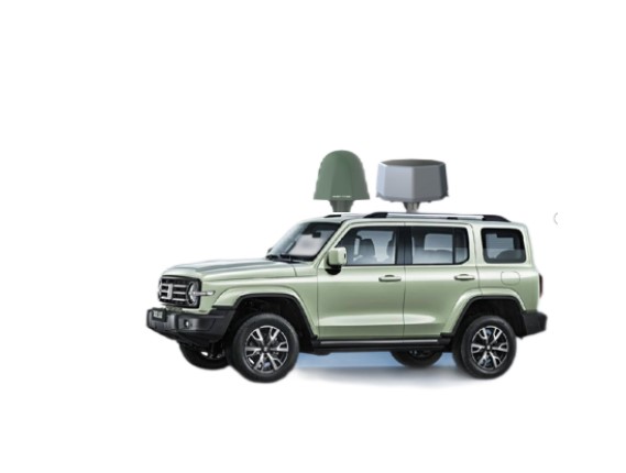  双塔车载察打一体低空防御反制设备