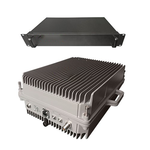  双塔TETRA800数字警用集群数字光纤直放站远近端机